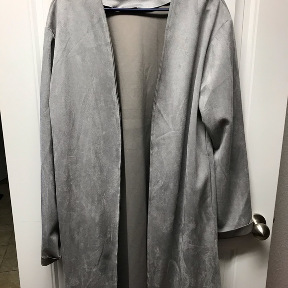 Dressed in LaLA Suede Duster - Picture 1 of 2